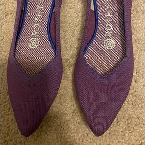 Rothy's Plum Pointed Flats